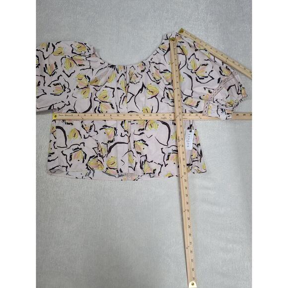 Velvet by Graham & Spencer Zoey in Lilypad print lace NWT Size Large Boho Garden - Picture 4 of 9